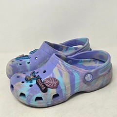 Crocs Classic Clogs Disney Lilo & Stitch Marble Purple Blue J2 Clogs Jibbitz