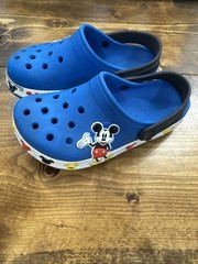 Mickey Mouse Crocs Kids‘ Fun Lab Band Clogs Junior 3 Kids Disney Blue Sandals