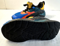 Blue/Black/Multicolor Sneaker Puma RS Kids Future 391548-01 Size 1C