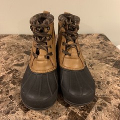 Megellan Boys Youth 6D Brown Waterproof Boots Light Weight