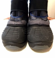 Buster Brown Chill Chasers Size 2 Medium Gray Blue Snowboots Kids Youth