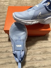 Nike Flex Runner 2 (PSV) Sneaker Cobalt Bliss White Unisex Kids 11c AT-1/11