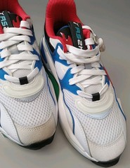 Puma RS-2K Internet Exploring Jr White Lapis Blue Sneakers 374220-02 Size 6C/5Y