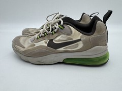 Nike Air Max 270 React GS BQ0103-102 WhiteGrey Green Heel Size 5.5Y EUC
