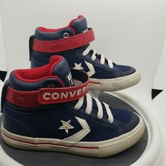 Converse Chuck Taylor All Star Pro Blaze Hi-Top Slip-on Blue Red Size 12Y JUNIOR