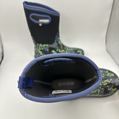 Bogs Classic Axel Kids Boot Size 6 Blue Black Waterproof Neoprene Rubber