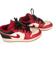 Nike Air Jordan Youth 6.5 Low Top Red/White/Black Sneaker Basketball