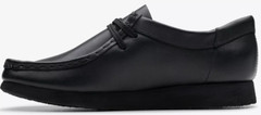 Clarks Wallabee Black Leather – 26168045 – KID’S / JUNIORS