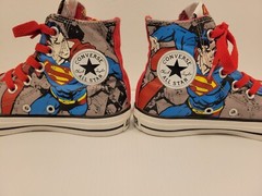 NEW! Kids CONVERSE ALL STAR DC COMICS SUPERMAN Sneakers – Shoe Size US 3 M