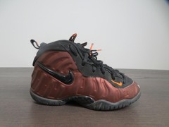 Nike Little Posite Pro Shoes Kids 11.5C Brown Foamposite Basketball 843755-800