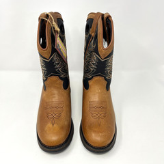 NIB Lil‘ Rebel by Durango Little Kid Black Tan Western Boot 4M Cowboy – DBT0164