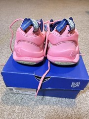 EUC Nike Giannis Immortality 2 GS Size 4Y Pink Gaze/Celestine Blue