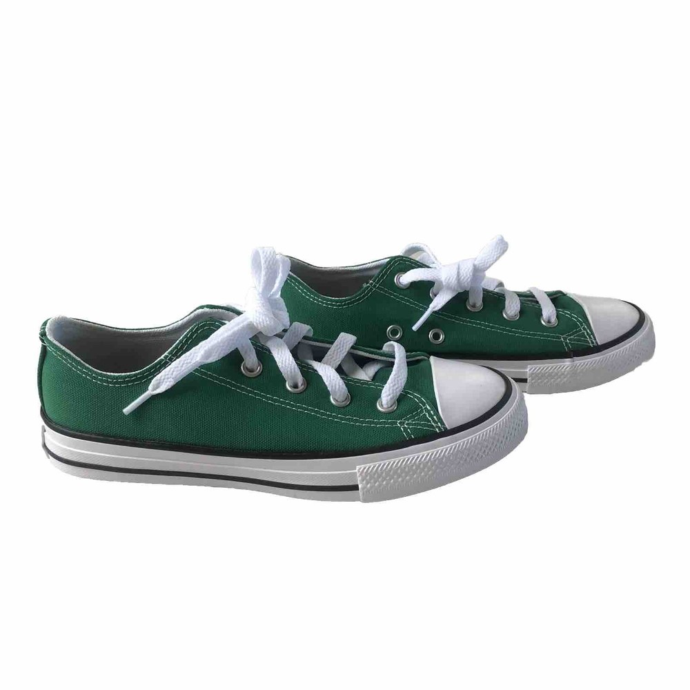 CONVERSE ALL STAR Amazon Green Canvas Low Top Sneakers Youth Size 2 – 20.5 CM