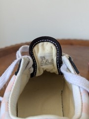 Vans Old Skool Checkerboard Skate Shoe Little Kid Black/White/Butterflies Sz 12