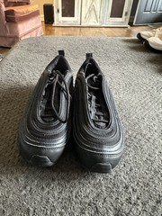 Nike Air Max 97 GS Black White Anthracite Athletic Comfort Shoes Youth Size 5