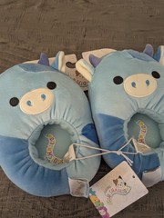 Squishmallow Kids Blue Slippers Size 11/12 New With Tags