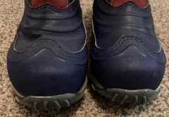 Boots LANDS END Snow Boots youth kids Unisex Size 3M navy blue red Great Shape