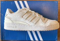 Adidas Forum Low CL J ID6861 Kids US 5 1/2 Core White / Cloud White / Grey One