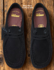 Clarks Wallabee – 26168038 – Black Suede – KIDS / JUNIORS