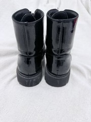 Class Black Bootie Star Accent Zipper Ankle Boots US Kids Size 3