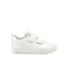 PUMA Multiflex Synthetic Leather Slip On Toddler Boys Off White Sneakers Casual