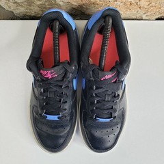 NIKE AIR FORCE 1 Alternate Swoosh 2D Pack Youth Size 6.5Y Black Blue 314219-007