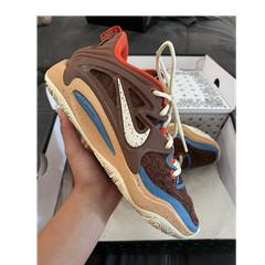 Nike KD15 EYBL Easy Money Sniper Kids Basketball Shoes Brown Blue Size 8