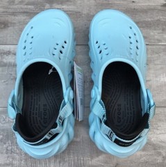 Crocs Echo Clog Arctic Blue & Black Select-a-Size