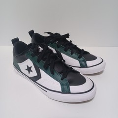 NEW NIB Converse Pro Blaze Ox Green Envy Black White Low Sneakers Kids US 4