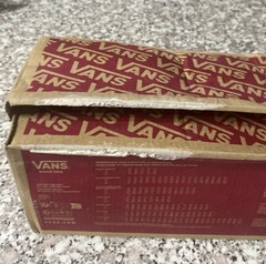 New Old School Vans Neutral Checkerboard Brown Lace Up Shoes Size 13c