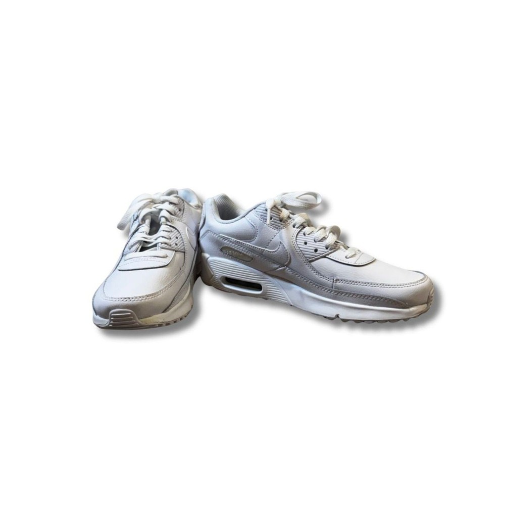 Nike Air Max 90 – Triple White, Unisex Youth 7Y, NWOT
