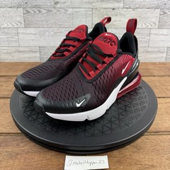 Nike Air Max 270 GS Red White Black 943345-603 Youth Size 4.5/Women Size 6