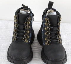 Fabkids Lace Up Boots Printed Nylon Piecing Size 8 Montana Geo Print NWOB