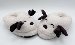 Reindeer Slippers Childs Small New No Tags
