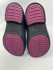 Crocs Blue Iridescent Wellies Rain Boots Childrens C11 Outdoor Waterproof Shoes