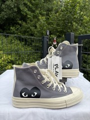 Converse Chuck Taylor All Star x Comme des Garçons PLAY High Top EU 35 Grey