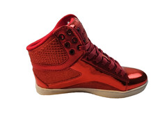 Love Pastry Dance Hip Hop Jazz „Pop Tart“ Red Glitter high-tops Sz. Women’s 8