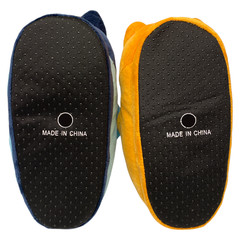 Bluey & Bingo Toddler Soft & Plush Step-In Slippers with Non-Slip Outsole