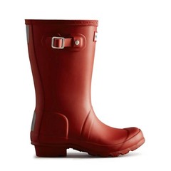 Excellent Hunter Big Kids Original Kid’s Rain Boots, Military Red, K4