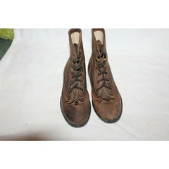 Youth Dan Post Boots Size 13 DPC 2121 Brown Roper Western Rodeo Riding Horse CP