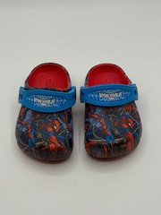 Crocs Classic Marvel Spider-Man Clog Kids Red/Blue/Black Slip-On US 4