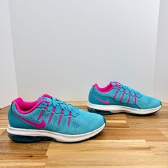 Nike Air Max Dynasty Gamma Blue Pink Blast Kids Running Shoes 820270-401 6.5Y