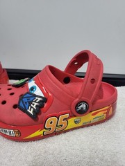 Crocs Lightning Mcqueen Classic Clog Cars Disney Pixar Light Up Red C 10