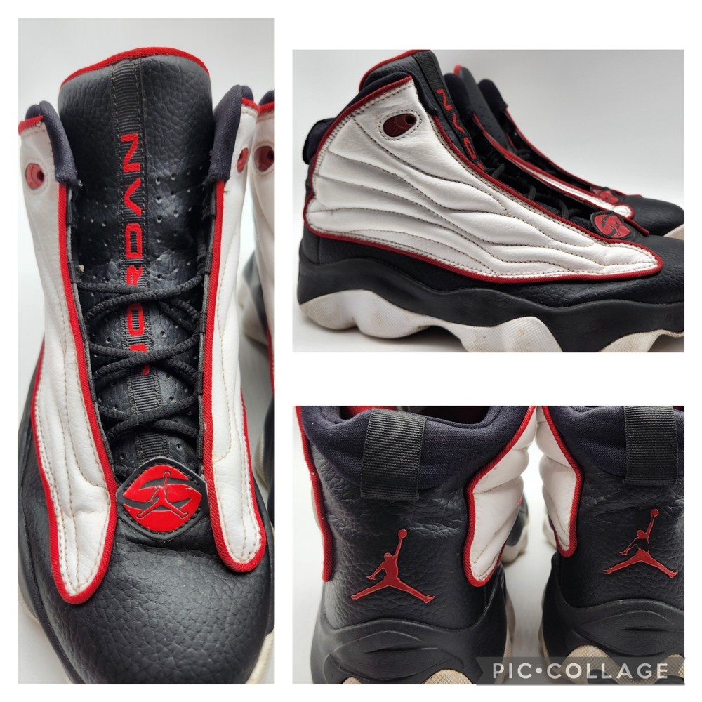 Size 6.5 Y – Jordan Pro Strong High Chicago White, Black White 2017 Shoes