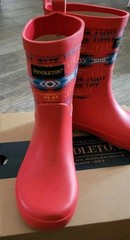 Pendleton PILOT ROCK Rain Water Mid Boots Lined Water Resist Red Kids 13/1 NIB