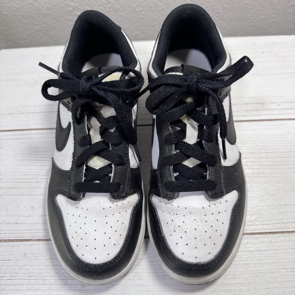 Nike Dunk Low Retro White Black Panda (GS) Unisex Kids Size 3Y CW1588-416