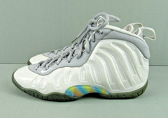 Nike Foamposite One GS Light Smoke Rainbow Pixel Size 7Y [CU1054-001] Womens 9M