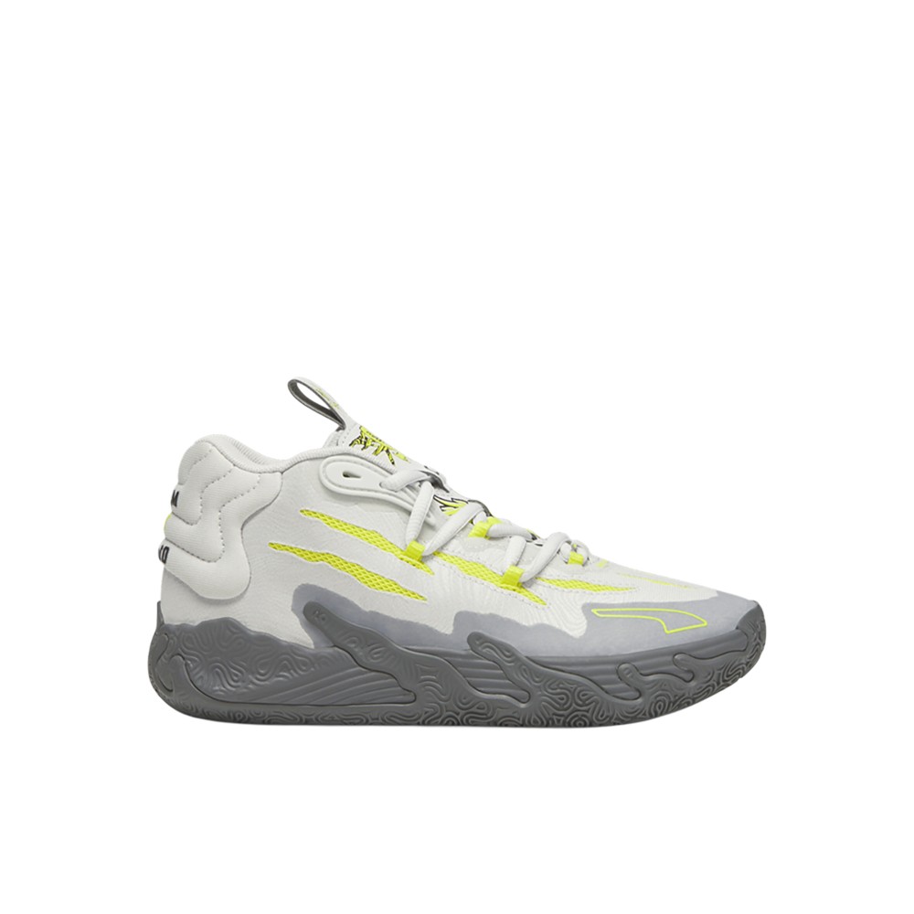 PUMA Mb.03 Hills Basketball Youth Boys Grey Sneakers Athletic Shoes 37929201