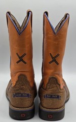 Twisted X Top Hand Youth Western Boots Brown Orange Leather Size 3M