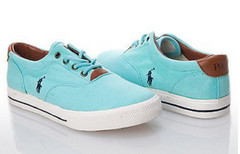 Polo Ralph Lauren Junior Vaughn, Turquoise, Size US 5,5 EUR 38